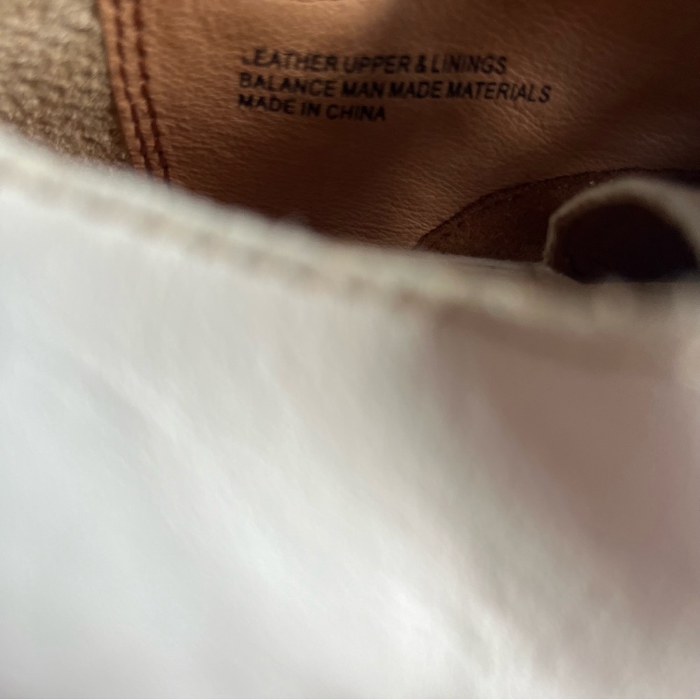 Cream and tan Born Handcrafted Footwear Oxford shoes - Picture 6 of 6
